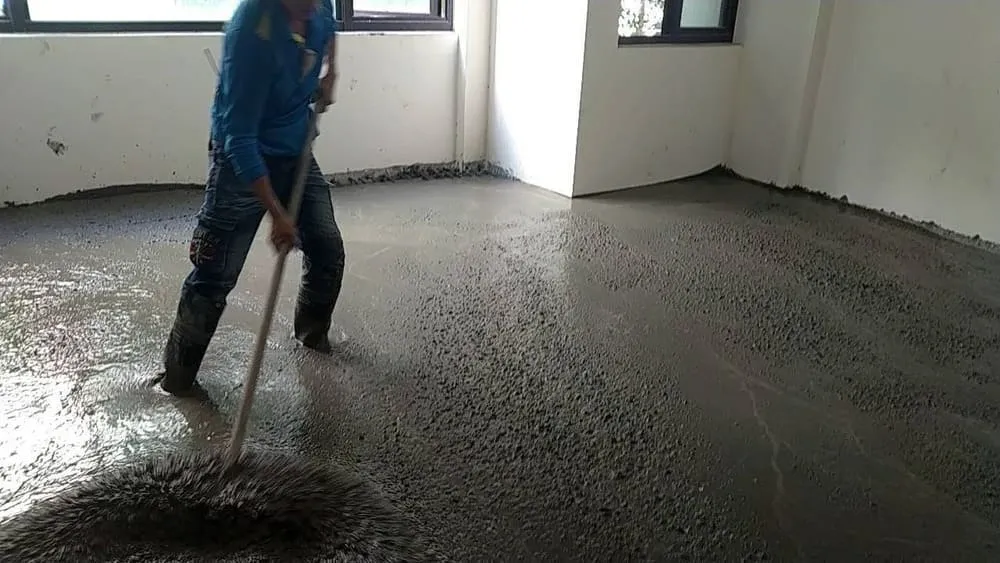 室內泥作地板鋪設